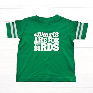 Sundays are for the Birds Green Football Jersey Tee Philadelphia Eagles | Gender Neutral | Philly Football