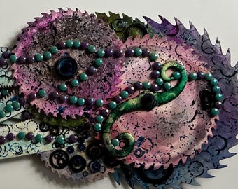 Sculptures from wood, saws, trowels, tire