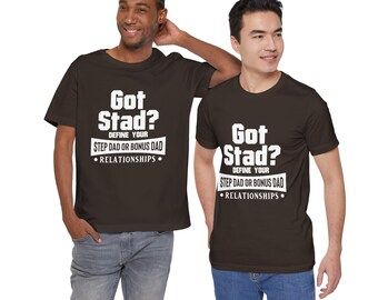 Regalo per la festa del papà Patrigno T-shirt unisex morbida Got Stad? Patrigno