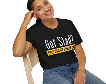 Regalo per la festa del papà Patrigno T-shirt unisex morbida Got Stad? Patrigno