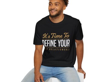 Regalo per la festa del papà Patrigno T-shirt unisex Softstyle Definisci la tua relazione con il tuo patrigno