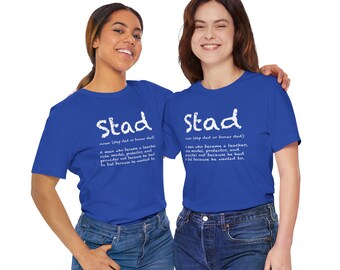 Maglietta Stad Definition: regalo per patrigno, maglietta unisex morbida