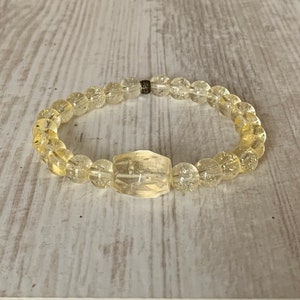 AAA High Quality Citrine Gemstone Bracelet, Ambition, Confidence, Prosperity, Attract Money, Wealth Bracelet, Good Luck Bracelet,Abundance