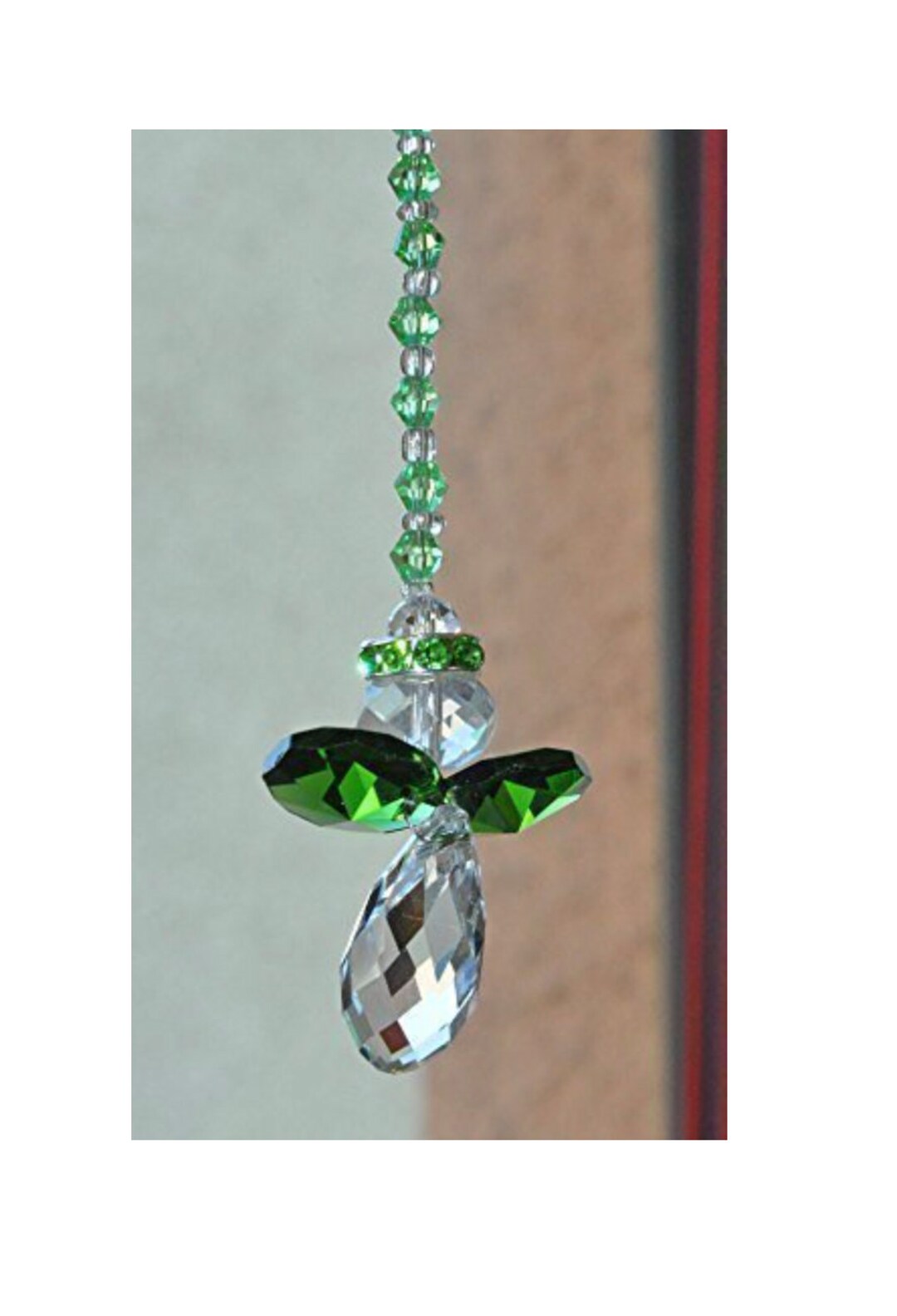 Crystal Raphael Archangel Raphael Crystal Car Charm: Rainbow Suncatcher - Etsy