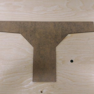 Black T-Visor for Mandalorian helmet (The Mando/Boba Fett helmet)