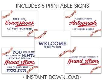Birthday Party Couples Custom Printable Menu Baby Shower Baseball Printable Menu Card Bridal Shower Sports Baseball Bat Wedding