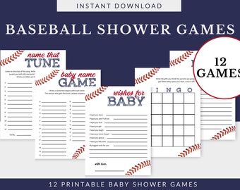 Baseball Baby Wishes Baseball Baby Shower Bingo Shower Games Baseball Baby Shower Baby Shower Games Wishes for Baby Baby Shower Activity