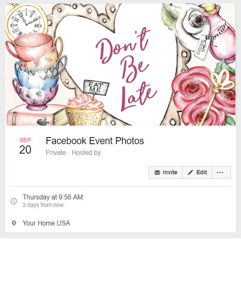 Tea Party Baby Shower Facebook Event Image 0