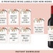 New Mom Printable Wine Labels Mommy Milestone Wine Labels - Etsy