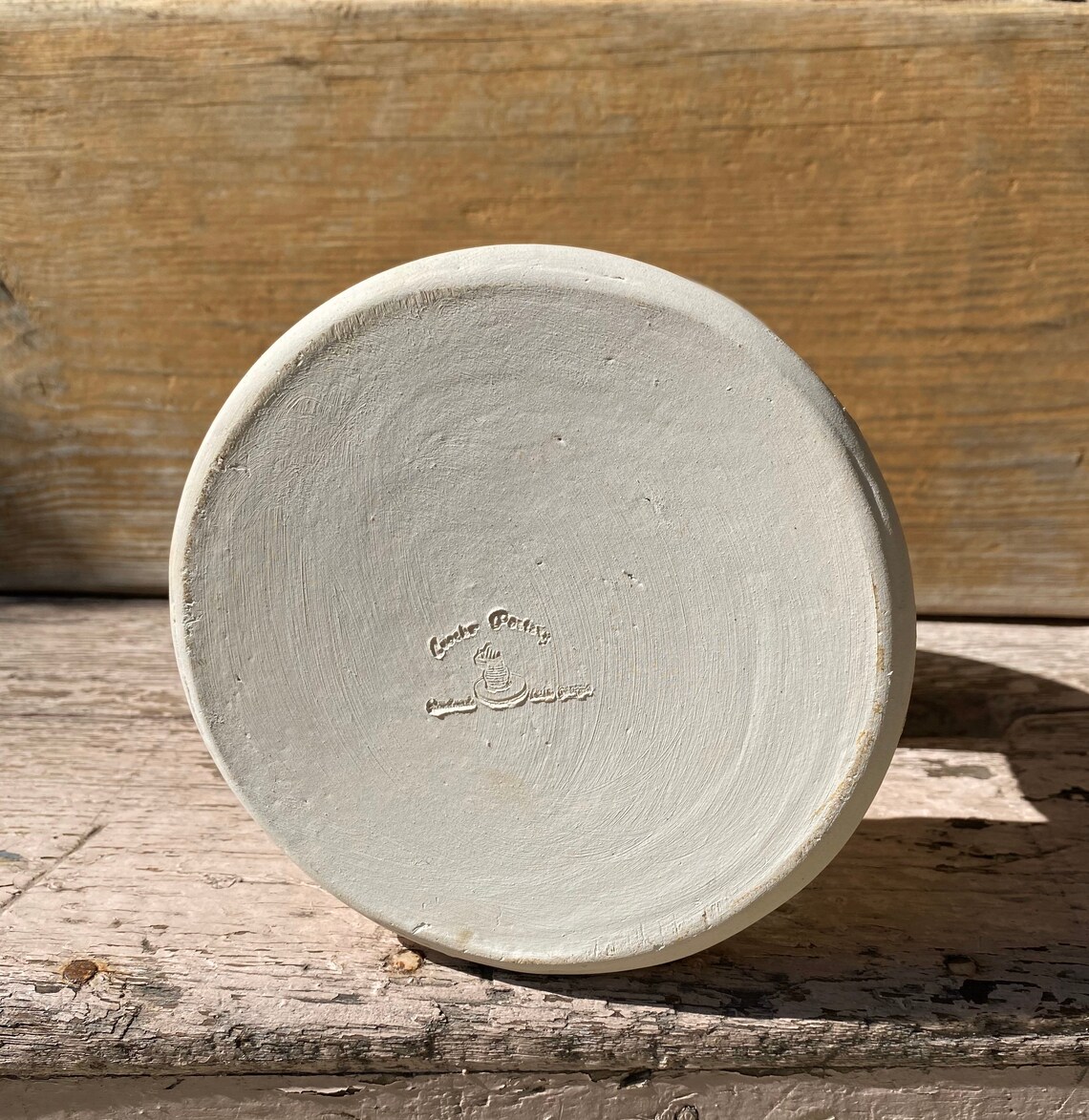 Crocker Pottery Lula White and Pastel Blue Earthenware Etsy