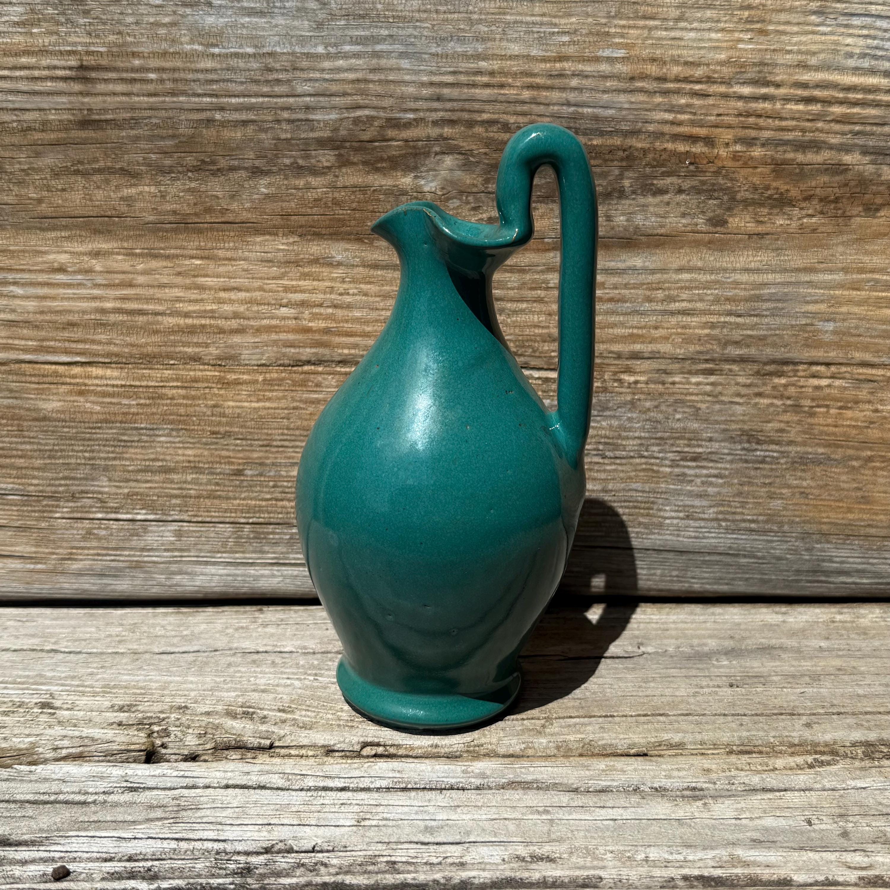 Early Bill Gordy Rebekah Jug – GA Art Pottery Green Studio Pitcher
