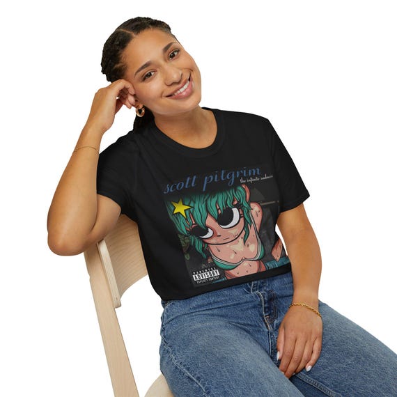 Scott Pilgrim Deftones Unisex Softstyle T-shirt, Graphic Band Tee