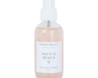 Pacific Beach Sea Salt Spray - From Molly With Love | Sea Salt Hair Spray | Beach Hair Spray