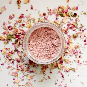 Wild Rose Clay Mask From Molly With Love Pink Face Mask Mud Mask image 4