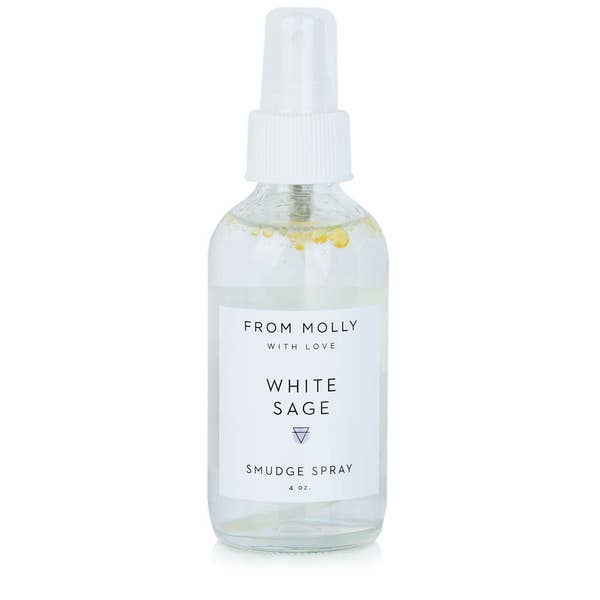 White Sage Smudge Spray - From Molly With Love | Sage Mist | Liquid Smudge | Home Scent