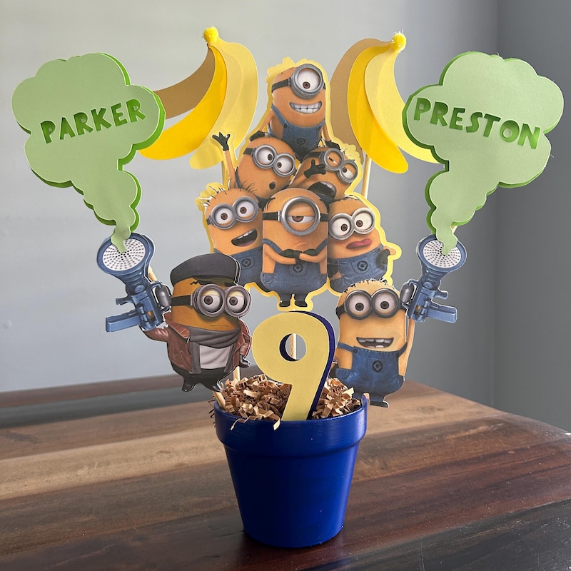 Minion Centerpiece - Etsy