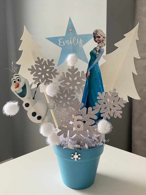 Frozen Centerpiece for Birthdays Frozen Party for Kids Frozen Table Decoration Frozen for Any Occasion Etsy