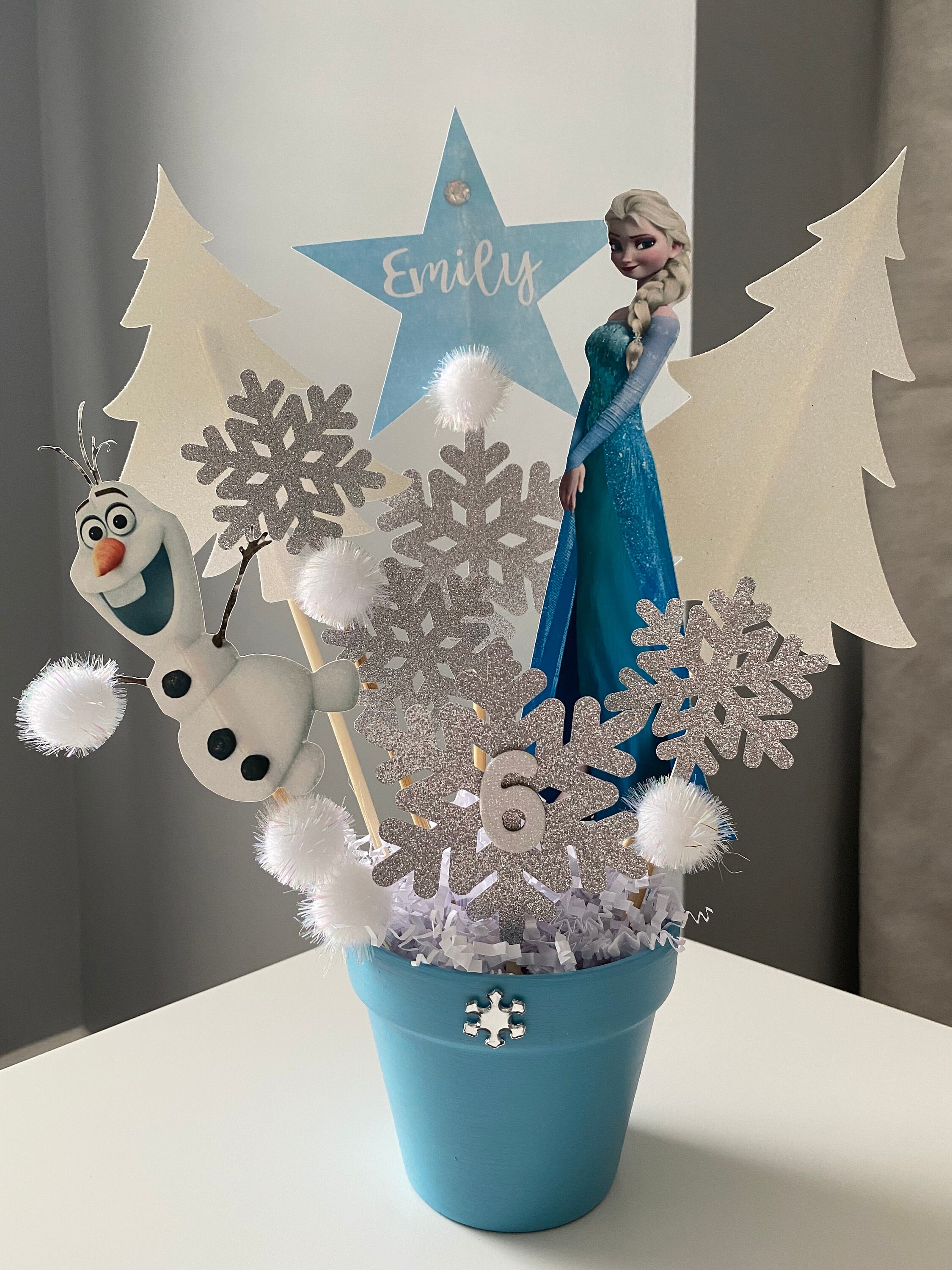 Frozen Centerpiece for Birthdays Frozen Party for Kids Frozen Table Decoration Frozen for Any Occasion Etsy