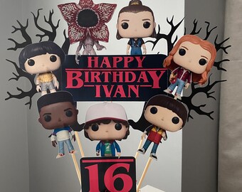 STRANGER THINGS PLASTIC TABLE COVER BIRTHDAY PARTY DECOR 54 IN X 96 IN-NIP 