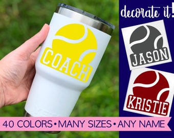 Tennis Decal | Tennis Sticker | Tennis Gifts for Women Decal 5SP0Y-TENNIS