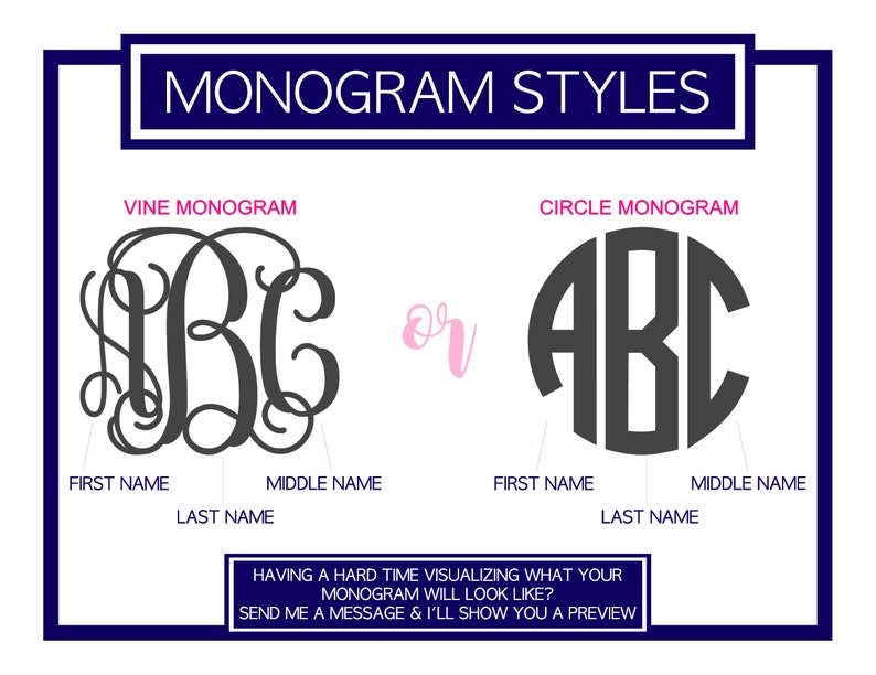 Monogram Decal Monogram Sticker Monogram Decal for Yeti Tumbler Monogram Decal for Tumbler Vinyl Monogram Decal Monogram 5MG1Y 画像 3