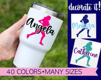 Runner Decal, Marathon Runner Sticker, Running Decal Car, Running Water Bottle Decal, Running Tumbler Decal, Personalized Runner Gifts