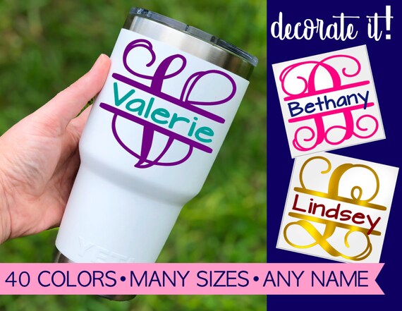 Vinyl Decal for Tumbler Vinyl Decal for Yeti Vinyl Decal for Cup