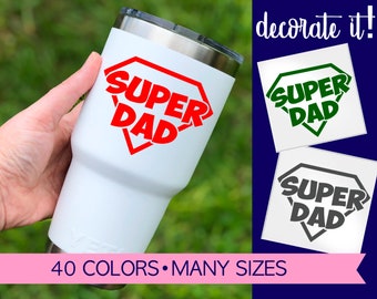 Tumbler Decal for Men | Dad Yeti Decal | Dad Gift from Kids | Yeti Decal Dad | Dad Gift | Dad Decal 5FD4Y