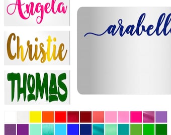 Personalized Laptop Name Decal – Custom Vinyl Sticker for Laptops, Tablets & Computers – Durable Name Label for Hard Surfaces