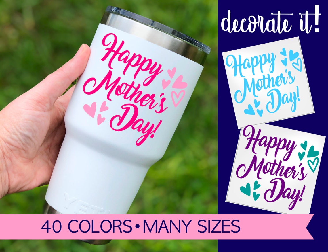 Happy Mother's Day Decal for Cup Mom Gifts Gifts for | Etsy