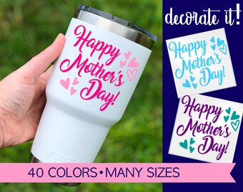 Happy Mother's Day Decal for Cup | Mom Gifts | Gifts for Mom 5MO6Y