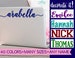 Laptop Stickers | Laptop Decal | Computer Decal | Name Laptop Decal | Laptop Decal Name | Name Decal for Laptop | Tablet Decal LPLN0A 