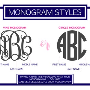 Monogram Car Decal Monogram Decal Car Decal Car Monogram Decal Car Decal Monogram Stickers Monogram Decal for Car CDMG1A image 3