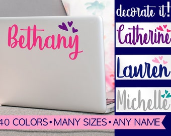 Laptop Stickers | Laptop Decal | Computer Decal | Name Laptop Decal | Laptop Decal Name | Name Decal for Laptop | Tablet Decal LPLN15A