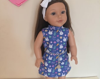 Dolls Clothes - Retro 70s A Line Dress Fits Our  Generation Fits Girl American Girl Dolls - Similar