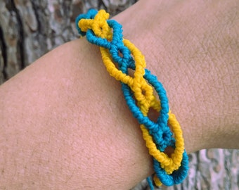 Unisex Macrame Bracelet, Waterproof Colourful Bracelet, Hippie Cuff Bracelet, Woven Casual Bracelet, Braided Bracelet, Friendship Bracelett