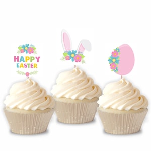 Osterhasen-Eier Cupcake Toppers, Set von 12