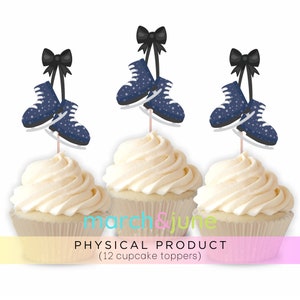 Schaatsen Cupcake Toppers, Set van 12, Verjaardag, Vrijgezellenfeest, Bruidsdouche, Babyshower, Schaatsen, Schaatser, Kunstschaatsen, Sport