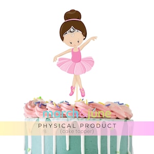 Ballerina Cake Topper, Ballerina Birthday Party, Ballet Party, Tutu Party, Pink Ballerina, Ballerina Princess