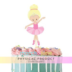 Ballerina Cake Topper, Ballerina Birthday Party, Ballet Party, Tutu Party, Pink Ballerina, Ballerina Princess
