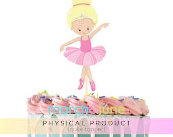 Ballerina Cake Topper, Ballerina Birthday Party, Ballet Party, Tutu Party, Pink Ballerina, Ballerina Princess