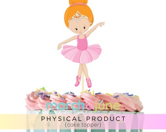 Ballerina Cake Topper, Ballerina Birthday Party, Ballet Party, Tutu Party, Pink Ballerina, Ballerina Princess