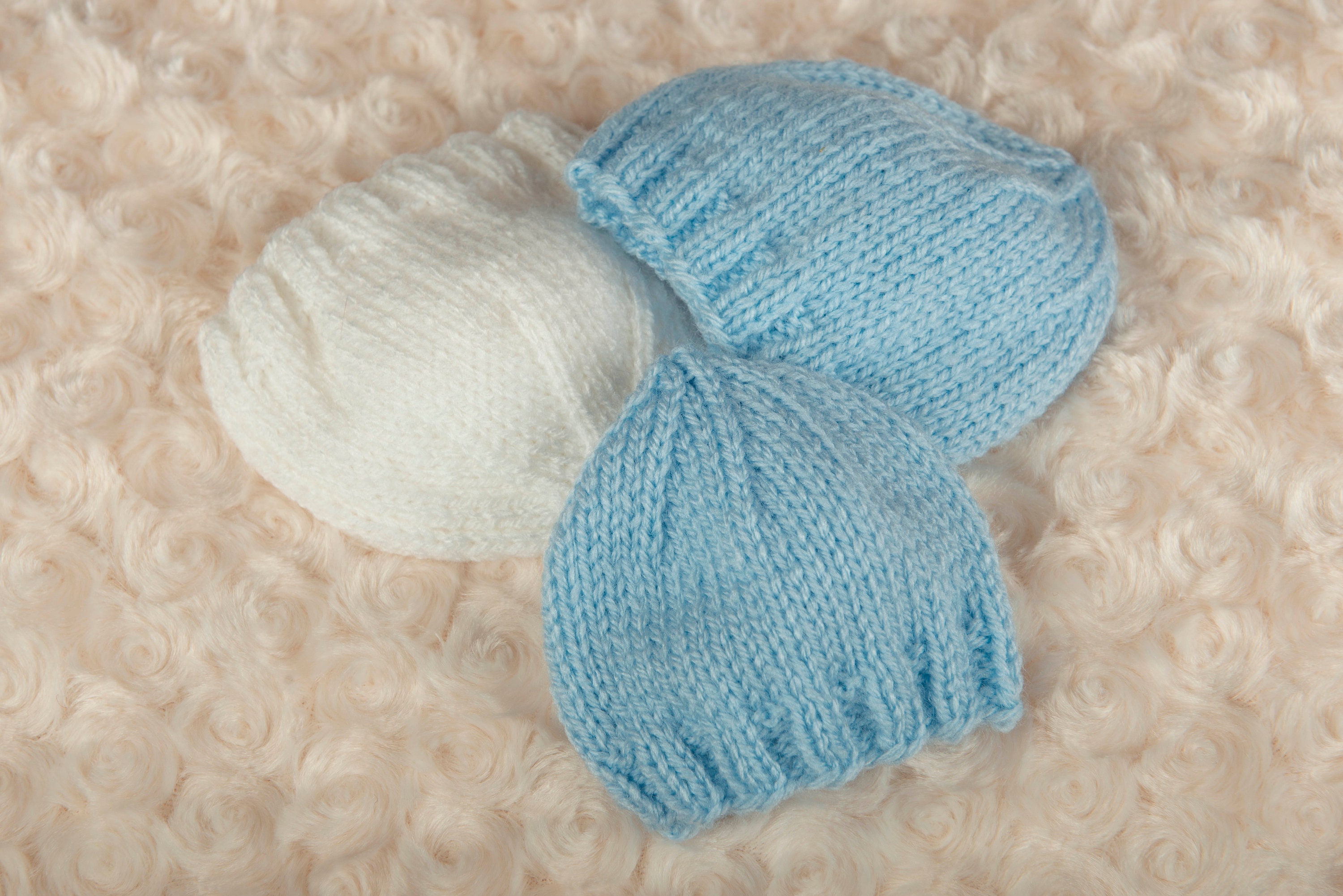Premature baby hat set of 3 Etsy