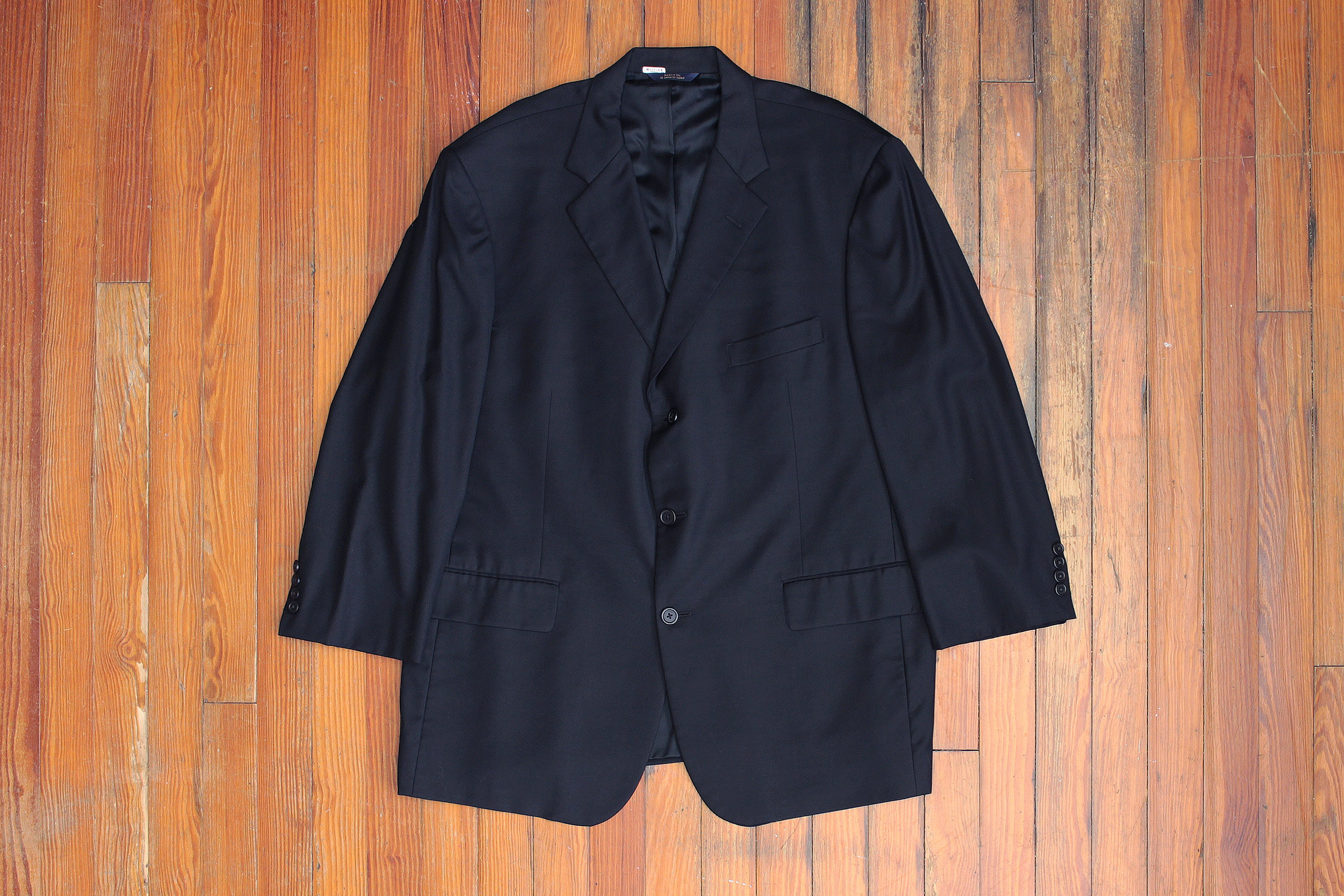Brooks Brothers Blue Blazer Three Button Navy Wool Jacket Sport