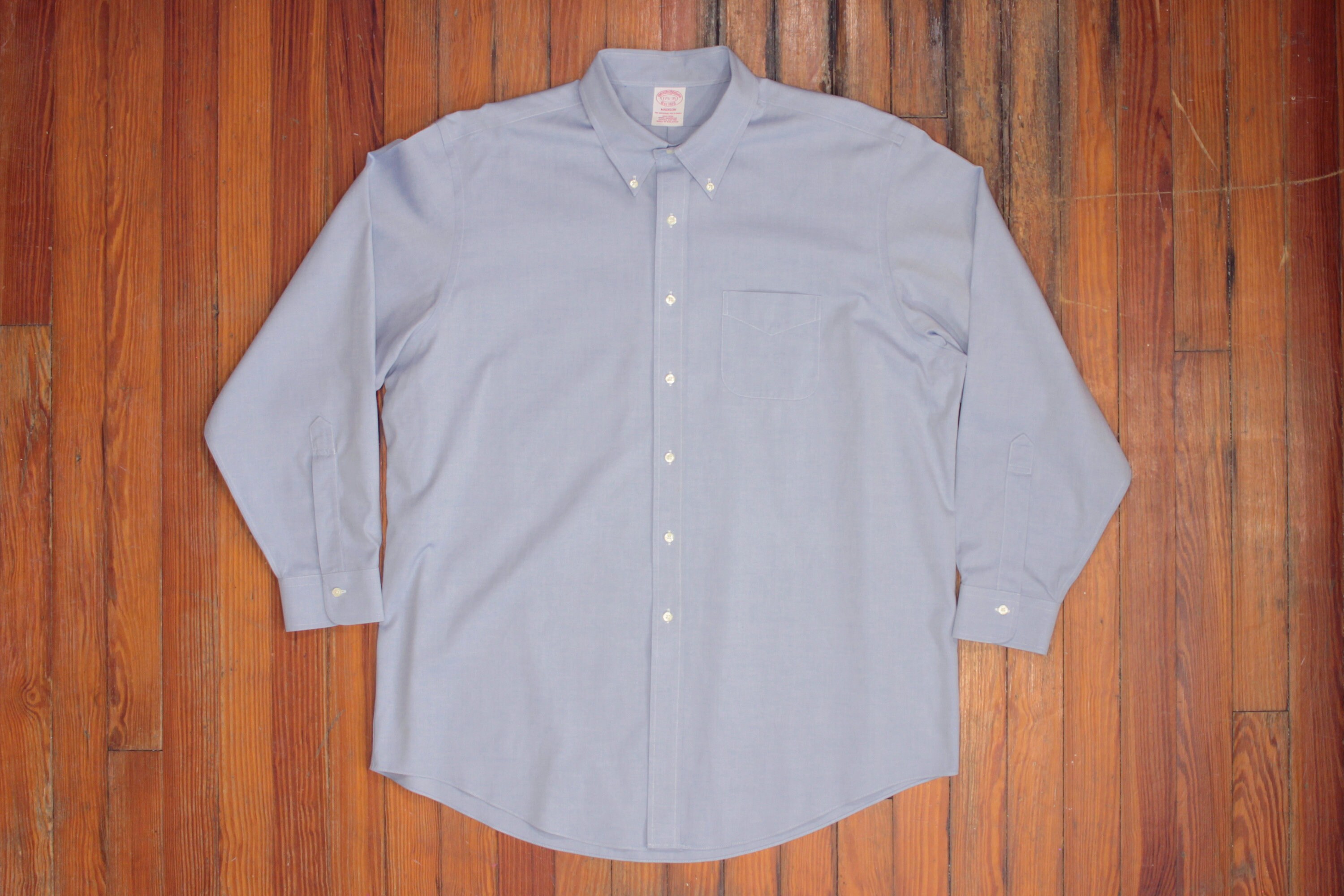 Blue Brooks Brothers Oxford Shirt 