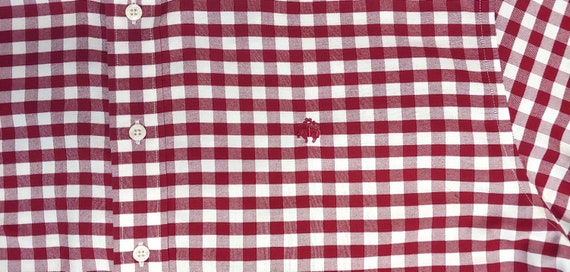 Red and White Gingham Brooks Brothers Oxford Shir… - image 4