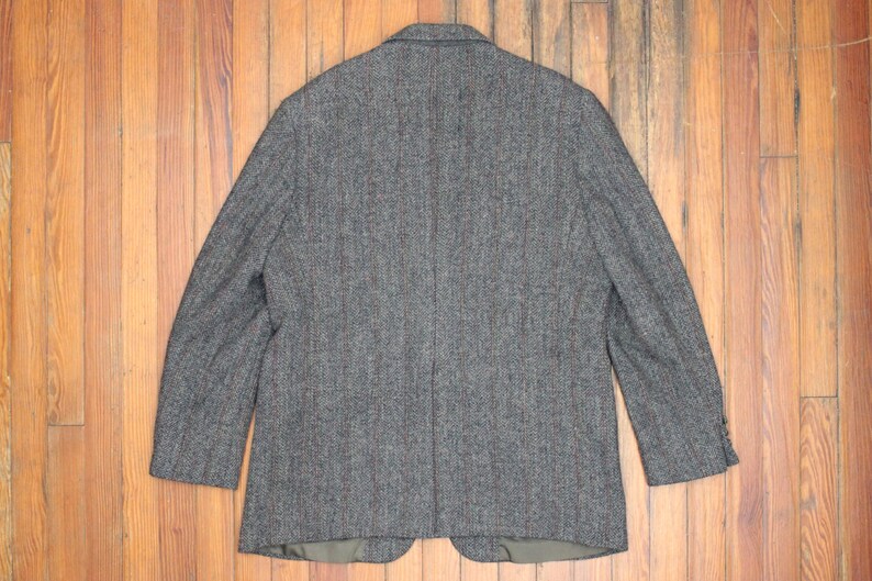 Harris Tweed Jacket in Grey Donegal Herringbone pastel - Etsy