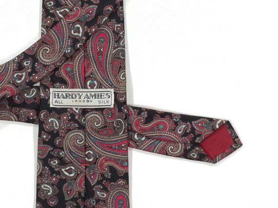 57.5 Inches Green Red Yellow Purple Trad Preppy Ivy League Formal Heritage Neck Tie Cravat Vintage J Press Paisley Necktie