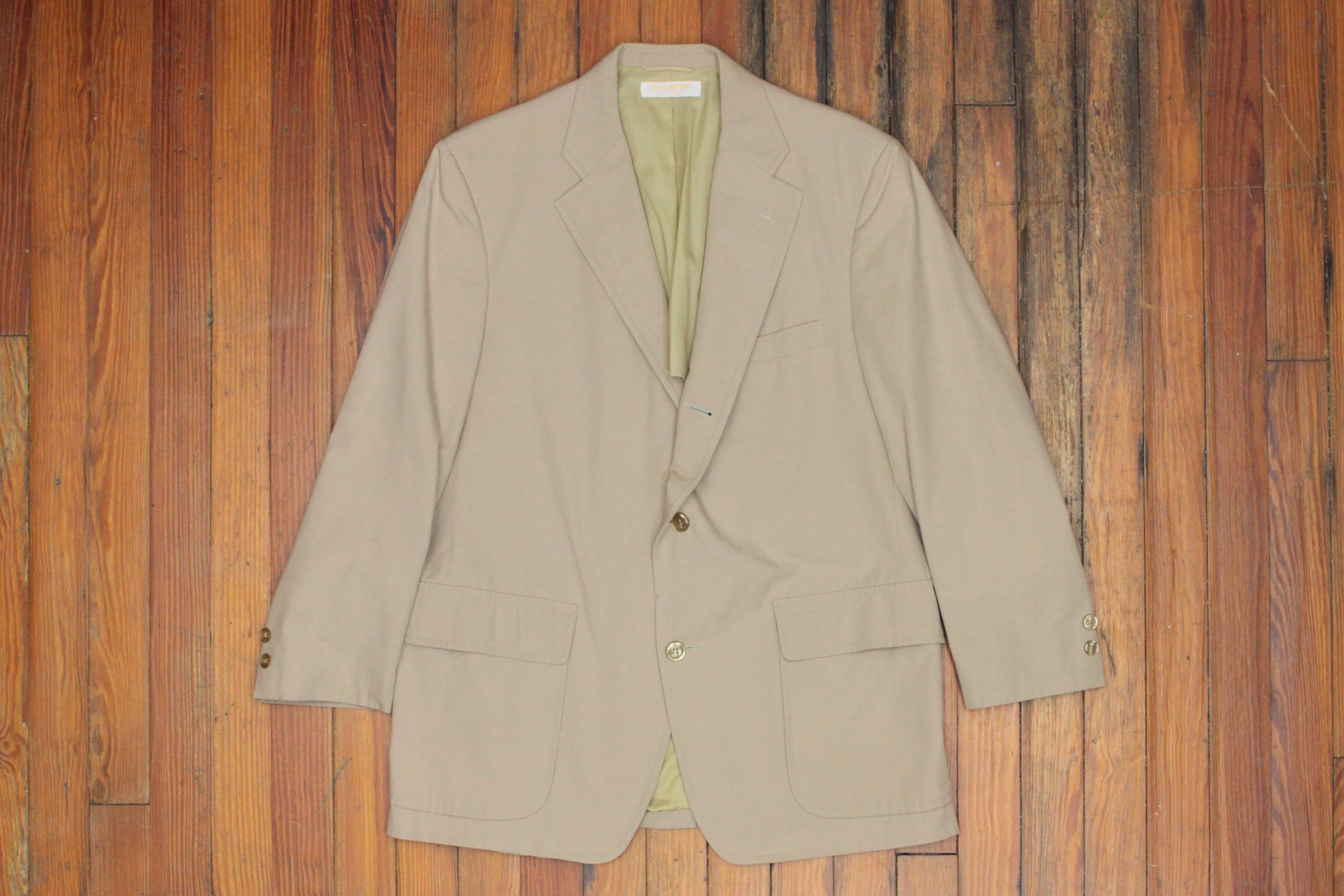 Natural Khaki Brooks Brothers Suit 