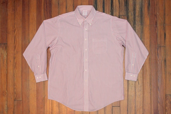Brooks Brothers Striped Oxford Shirt 